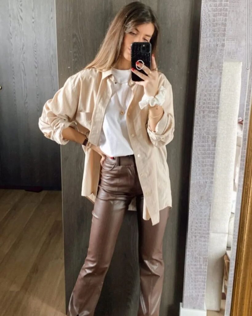 15 Looks That Prove Brown Pants Add So Much Style  Hijab Fashion  Inspiration